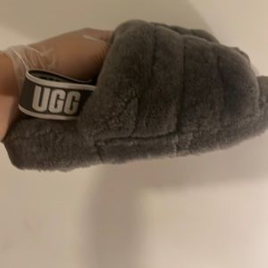 Grey Ugg Slides